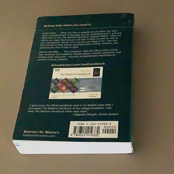 The Bedford handbook seventh edition by Diana Hacker. In very good condi… - Picture 2 of 7